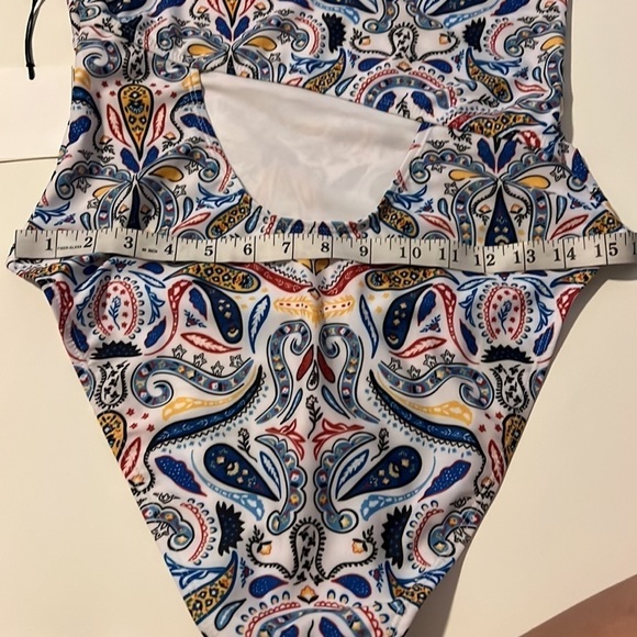 NWT Onia Paisley One Piece Bathing Suit - Picture 6 of 6